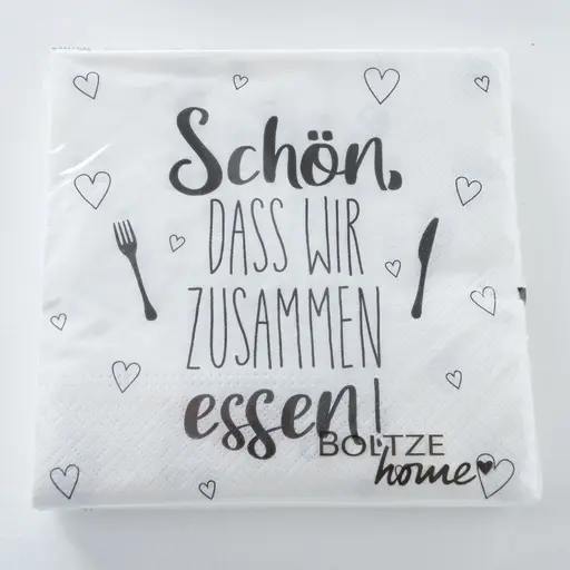 Servietten mit Spruch Schön 20 Stk. Papierservietten
